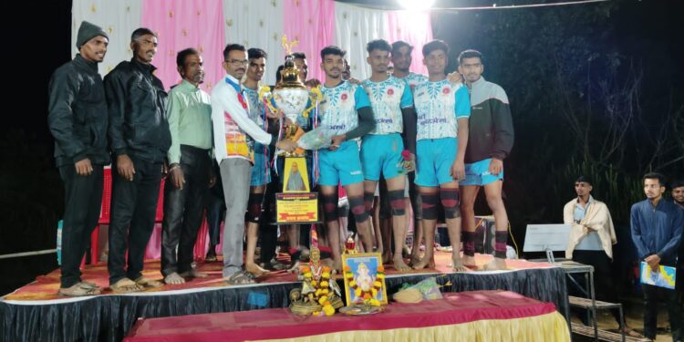 काळभैरव वांदोली संघ ठरला विजेता