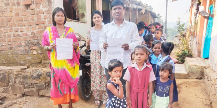 मढाळी शाळेतर्फे मतदार जनजागृती