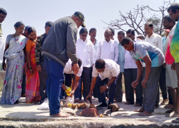 चितोबा मंदिराचे भूमिपूजन संपन्न