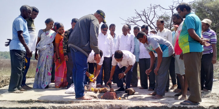 चितोबा मंदिराचे भूमिपूजन संपन्न
