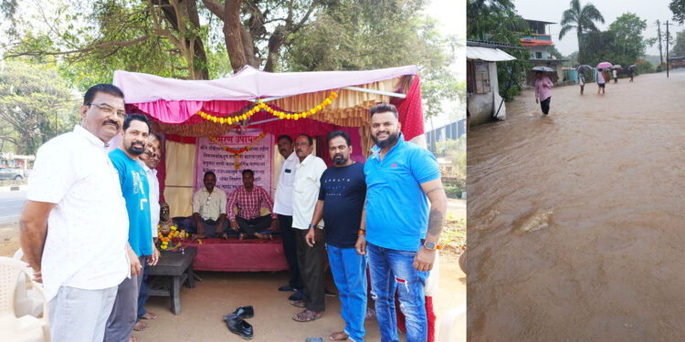 ठोंबरेवाडी ग्रामस्थांचे उपोषण