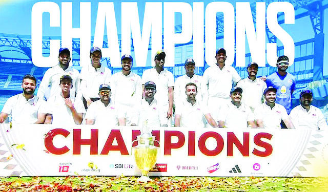 मुंबईने जिंकला रणजी चषक
