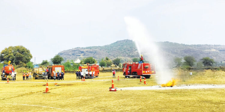 हिंदुस्थान पेट्रोलियमतर्फे ‘ऑफ साईड मॉक ड्रील’