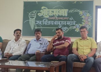 विजय म्हात्रे यांची शोकसभा