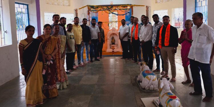 तळाघर येथे गीतेंच्या प्रचाराचा शुभारंभ