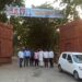 वसुधा सोसायटीच्या प्रवेशद्वारावर महापुरुषांची कमान
