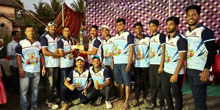 चौलमळा क्रिकेट लीग स्पर्धा; रिया टायगरचा विजेतेपदावर कब्जा