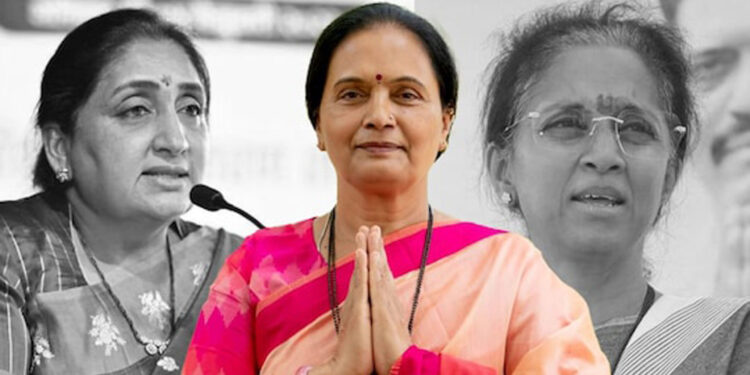 सुनंदा पवार यांच्या अर्ज दाखल