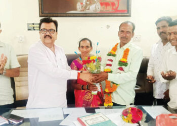 ऐनघरच्या उपसरपंचपदी भगवान शिद यांची बिनविरोध निवड