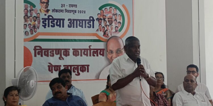 टक्केवारीच तटकरेंचा उद्योग; आ. जयंत पाटील यांचा घणाघात