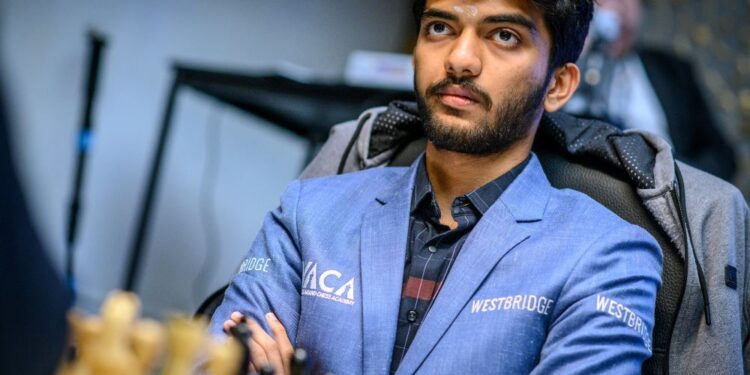 गुकेश, नेपोनियात्ची पहिल्या स्थानावर कायम