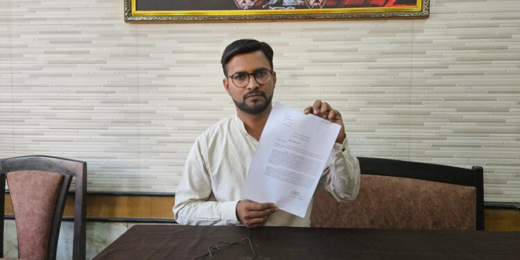 पिंपळवाडी उपसरपंचांचे राष्ट्रपतींना  इच्छामरण देण्याचे पत्र