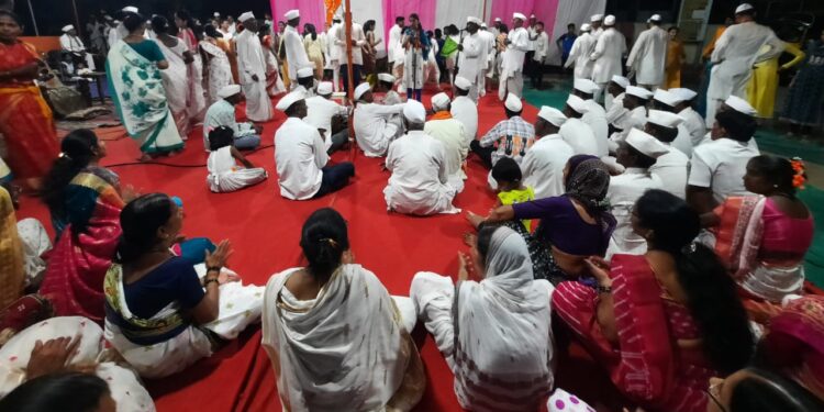 सत्यनारायण देवाचा पालखी सोहळा