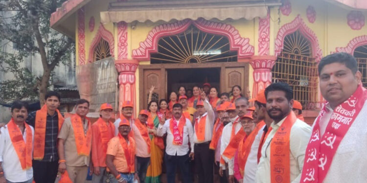 संजोग वाघेरे-पाटील यांच्या प्रचाराला सुरूवात