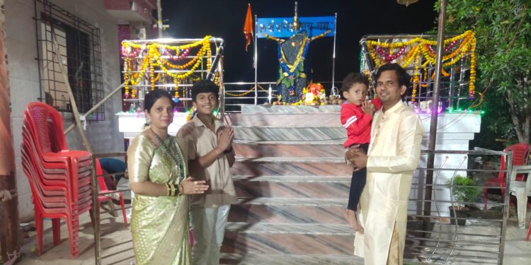 शनी महाराज प्राणप्रतिस्थापना