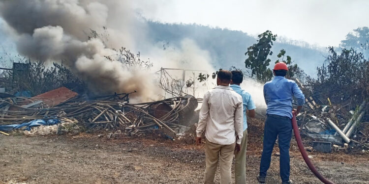 महापारेषणच्या सबस्टेशनमध्ये अग्नितांडव