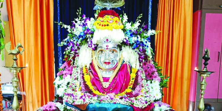 चौलमळा येथे आई कृष्णादेवीचा उत्सव