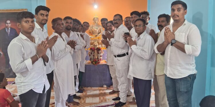 महाजनेमध्ये बुध्द जयंती सोहळा उत्साहात