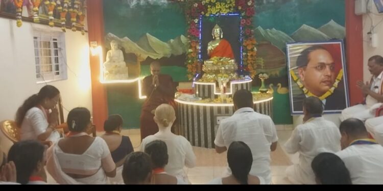 खांदा कॉलनीत बुद्ध पौर्णिमा साजरी