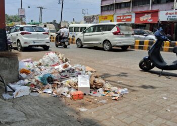 शहरात कचर्‍याचा ढिगारा
