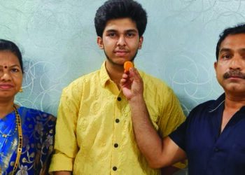 ओजस पाटीलचा तालुक्यातून सर्वप्रथम येण्याचा बहुमान