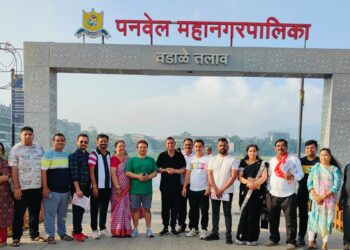 महाविकास आघाडीचे मतदारांसमवेत मॉर्निंग वॉक