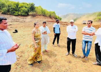 चित्रलेखा पाटील यांनी केली उमटे धरणाची पाहणी