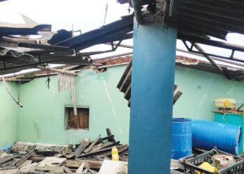 वादळी वार्‍यामुळे भयाण परिस्थिती