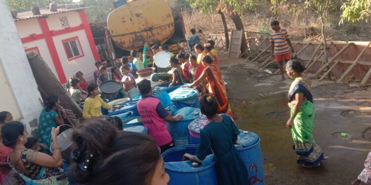 कर्जत तालुक्यात पाणीटंचाई वाढली