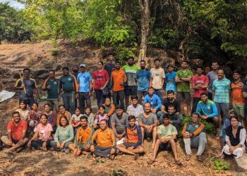 रामेश्वर येथे श्रमदानातून निसर्ग संवर्धन