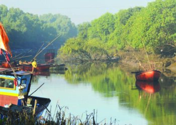 आमटेम-निगडेच्या खाडीत अवैध वाळू उत्खनन?