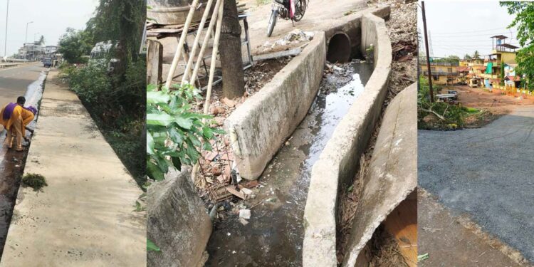 पोलादपूर शहरातील नालेसफाईला गती