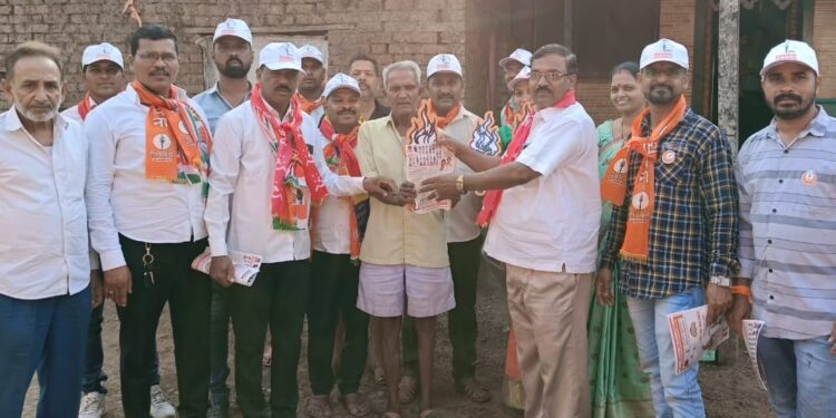 वाघेरे-पाटील यांच्या प्रचारात शेतकरी कामगार पक्ष आघाडीवर