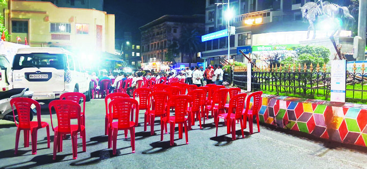 तटकरेंची अलिबागमधील प्रचार सभा ठरली फेल