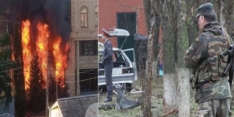 रशियामधील चर्चवर दहशतवादी हल्ला