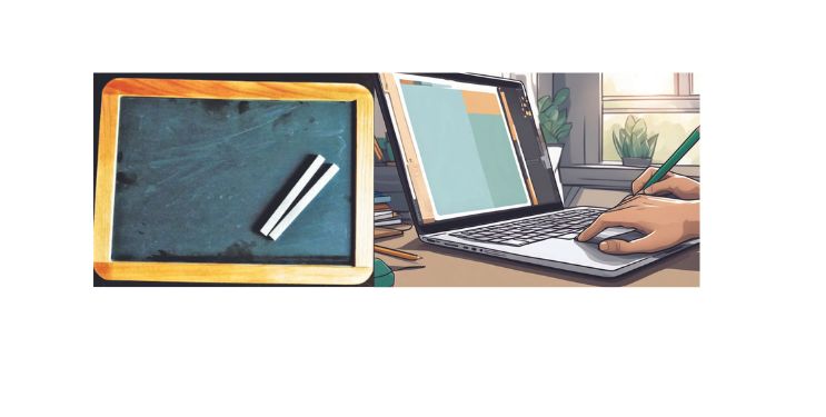 दगडी पाटी झाली कालबाह्य