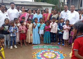 चोरढे शाळेत साकारला नवागतांचा मेळावा