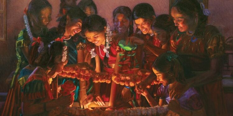 पारंपारिक चित्रांचा ‘सोहळा’ जहांगीर आर्ट गॅलरीत