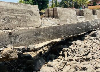 वर्षभरातच बंधार्‍याची दुरवस्था