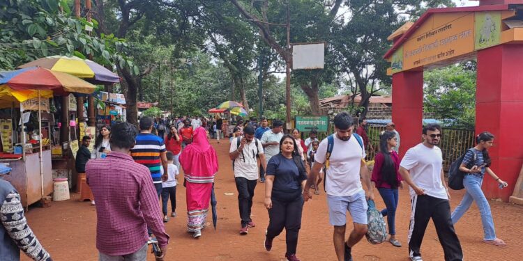 माथेरानमध्ये पर्यटकांची रेकॉर्ड ब्रेक गर्दी