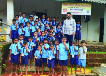 निगडी शाळेत निवडले शालेय मंत्रिमंडळ