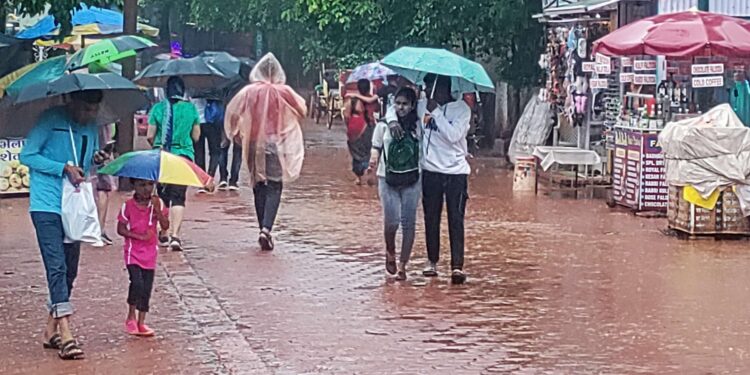 माथेरानमध्ये ‘वर्षारंभ’; पर्यटक झाले चिंब