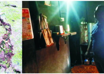 पोलादपुरात जमिनीला भेगा