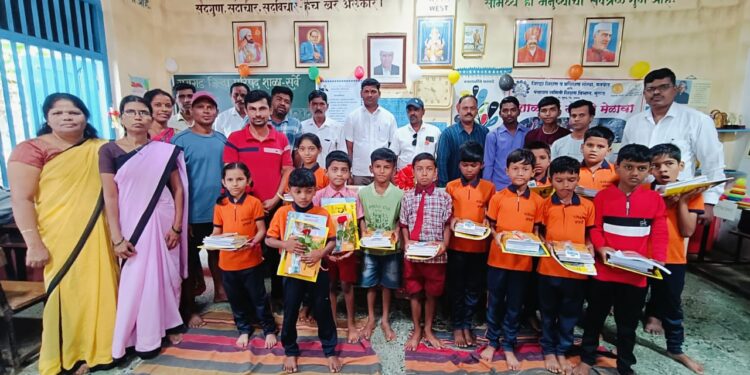 सर्वे शाळेत प्रवेशोत्सव उत्साहात