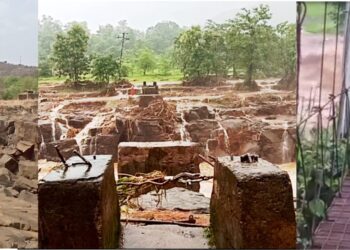 झुलता पूल निधीअभावी लटकला