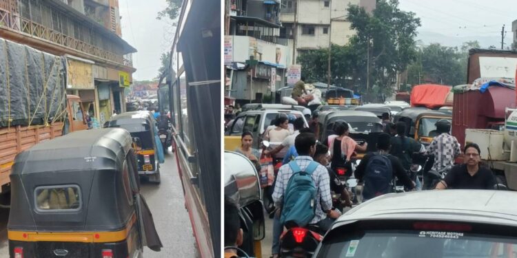 वाहतूक कोंडी दूर करण्याची मागणी