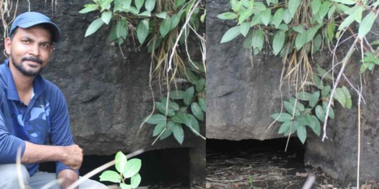 कर्नाळा किल्ल्यावर नवे भुयार सापडले