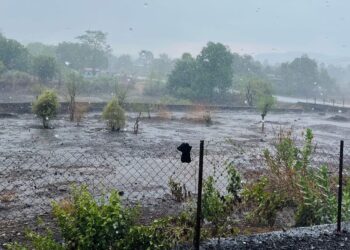 सुधागडात पावसाचे जोरदार आगमन