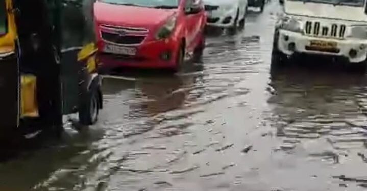 पहिल्याच पावसात पनवेल तुंबले