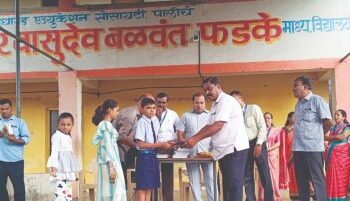 फडके विद्यालयात प्रवेशोत्सव